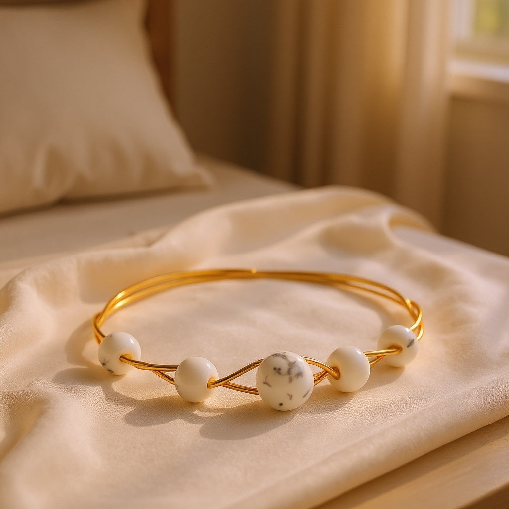 Seraphic Whisper Bracelets - Luxury 18k Warm Gold