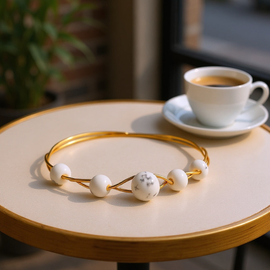 Seraphic Whisper Bracelets - Luxury 18k Warm Gold
